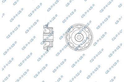 Łożyskowanie, mechanizm różnicowy GSP 550172