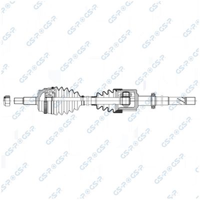 полуоска GSP 250366OL