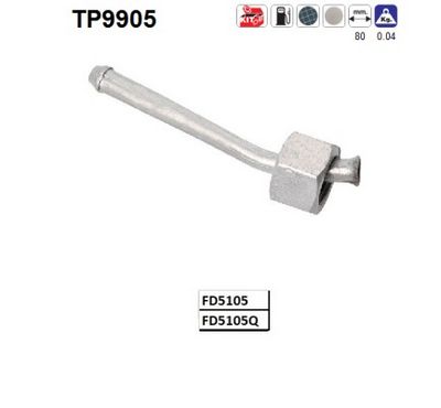 CONDUCTA DE PRESIUNE SENZOR DE PRESIUNE (FILTRU PARTICULE) AS TP9905