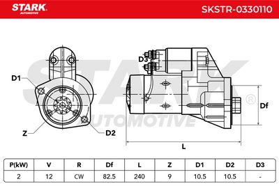 стартер STARK SKSTR-0330110