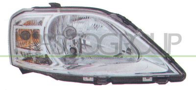 Основная фара PRASCO DA3224804 для DACIA LOGAN