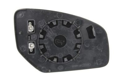 Zijspiegel glas Links (asferisch, met verwarming, chroom) past: HONDA CIVIC IX HB/KOMBI, CIVIC IX SDN/COUPE 01.11-12.15