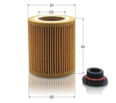 TECNECO FILTERS OL2185E Масляный фильтр  для BMW 1 (F20) 125 i
