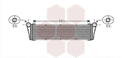 VAN WEZEL 74002053 Радиатор охлаждения двигателя  для PORSCHE CAYMAN (Порш Каман)