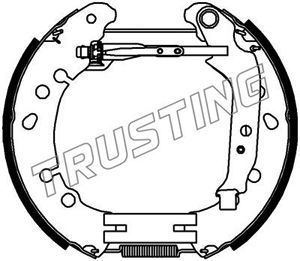 Комплект тормозных колодок TRUSTING 6422 для DAIHATSU CHARADE