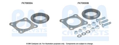 Монтажен комплект, изпускателна тръба BM Catalysts FK70650