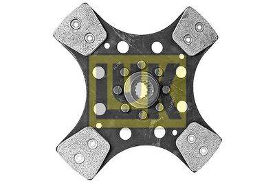 Koppelingsplaat/plaat keramiek (280mm aantal peddels: 4)
