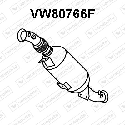 FILTRU FUNINGINE/PARTICULE SIST.DE ESAPAMENT VENEPORTE VW80766F