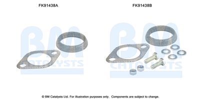 Монтажный комплект, катализатор BM CATALYSTS FK91438 для MITSUBISHI PAJERO