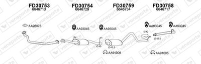 SISTEM DE ESAPAMENT VENEPORTE 300134