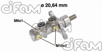 Главный тормозной цилиндр CIFAM 202-698 для HYUNDAI ATOS