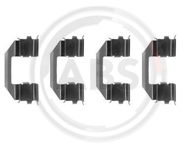 Комплектующие, колодки дискового тормоза A.B.S. 1258Q для HONDA SHUTTLE