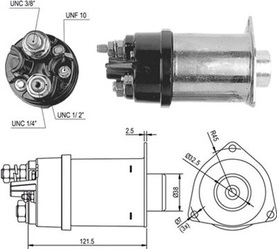 MAGNETI MARELLI Solenoidinis jungiklis, starteris
