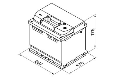 Starter Battery 0 092 S40 010