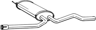 BOSAL Mittelschalldämpfer