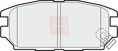 APEC Brake Pad Set, disc brake PAD1098
