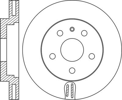 Тормозной диск FIT FR0960V для VW TOUAREG