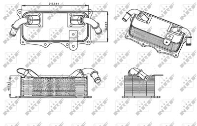 RADIATOR ULEI ULEI MOTOR NRF 31290 4