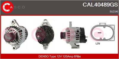 CASCO CAL40489GS Генератор  для SUZUKI (Сузуки)