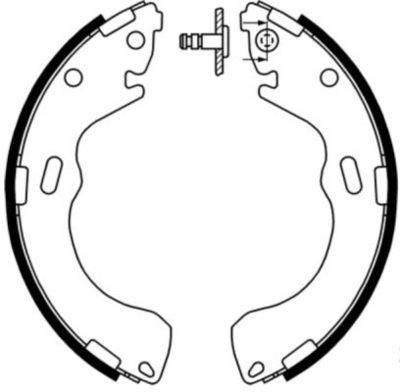 Brake Shoe Set C03043ABE