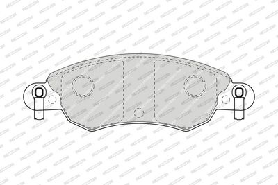 BREMSBELAGSATZ SCHEIBENBREMSE FERODO FDB1410 1