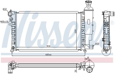 RADIATOR RACIRE MOTOR NISSENS 63521A 5