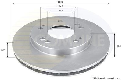 COMLINE ADC0366V Тормозные диски COMLINE для MITSUBISHI ECLIPSE