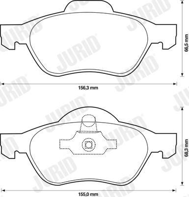 Brake Pad Set, disc brake 573244J