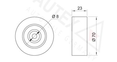 ROLA GHIDARE/CONDUCERE CUREA TRANSMISIE AUTEX 651179 1