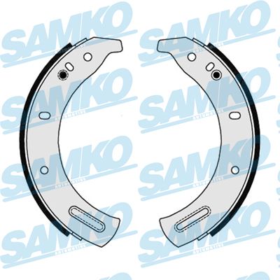 Комплект тормозных колодок SAMKO 86100 для LAND ROVER 88/109