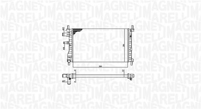 MAGNETI MARELLI Kühler, Motorkühlung