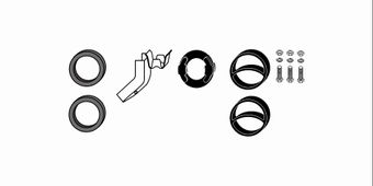 SET MONTARE SISTEM DE ESAPAMENT