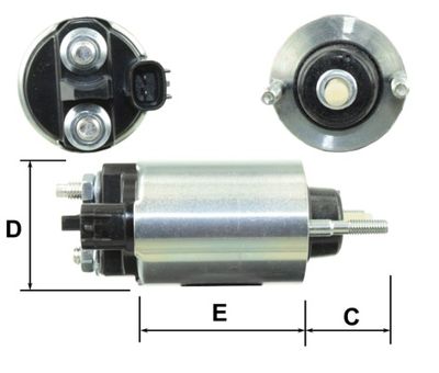 Elektromagnetický spínač, startér GM E8153