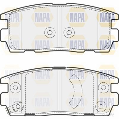 Brake Pad Set NAPA NBP1361