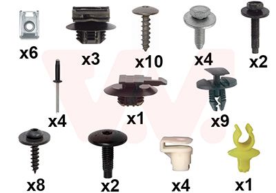 SET MONTAJ BARA PROTECTIE VAN WEZEL 0979794