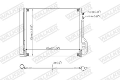 CONDENSATOR CLIMATIZARE WALKER WCD00330 6