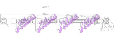KAWE H5377 Тормозной шланг  для HONDA NSX (Хонда Нсx)