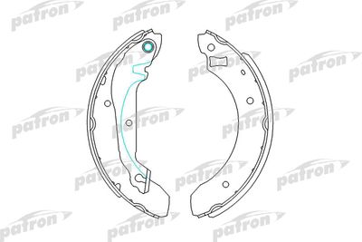 Комплект тормозных колодок PATRON PSP176 для FORD SIERRA