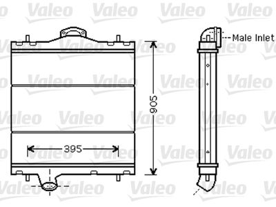 VALEO 733448 Радиатор, охлаждение двигателя 