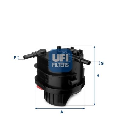 Топливный фильтр UFI 24.015.00 для PEUGEOT 206+