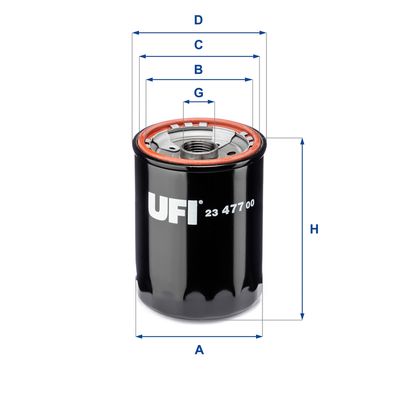 Масляный фильтр UFI 23.477.00 для LEXUS SC