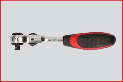 Ks Tools - Mini račňa s výkyvnou hlavou a T-rukoväťou 72zubov 1/4"
