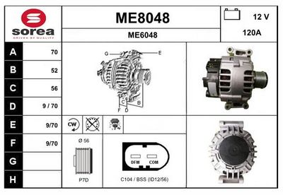 GENERATOR SNRA ME8048