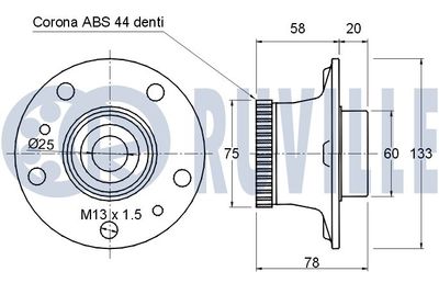 SET RULMENT ROATA RUVILLE 220169 1