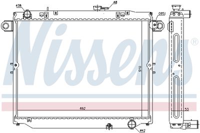 RADIATOR RACIRE MOTOR NISSENS 646937 4