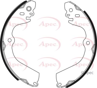 Brake Shoe Set APEC SHU800