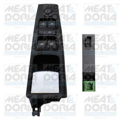 Выключатель, стеклолодъемник MEAT & DORIA 26034 для FIAT IDEA