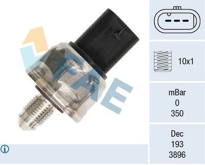 SENSOR KRAFTSTOFFDRUCK FAE 15645