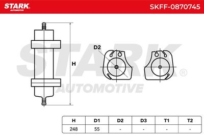 горивен филтър STARK SKFF-0870745