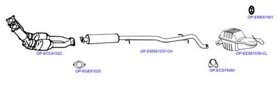 Изпускателна система OPTIMAL OP-EXSVO325